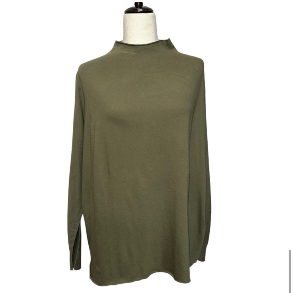 Frank & Eileen Olive Long Sleeve Top - Picture 6 of 16